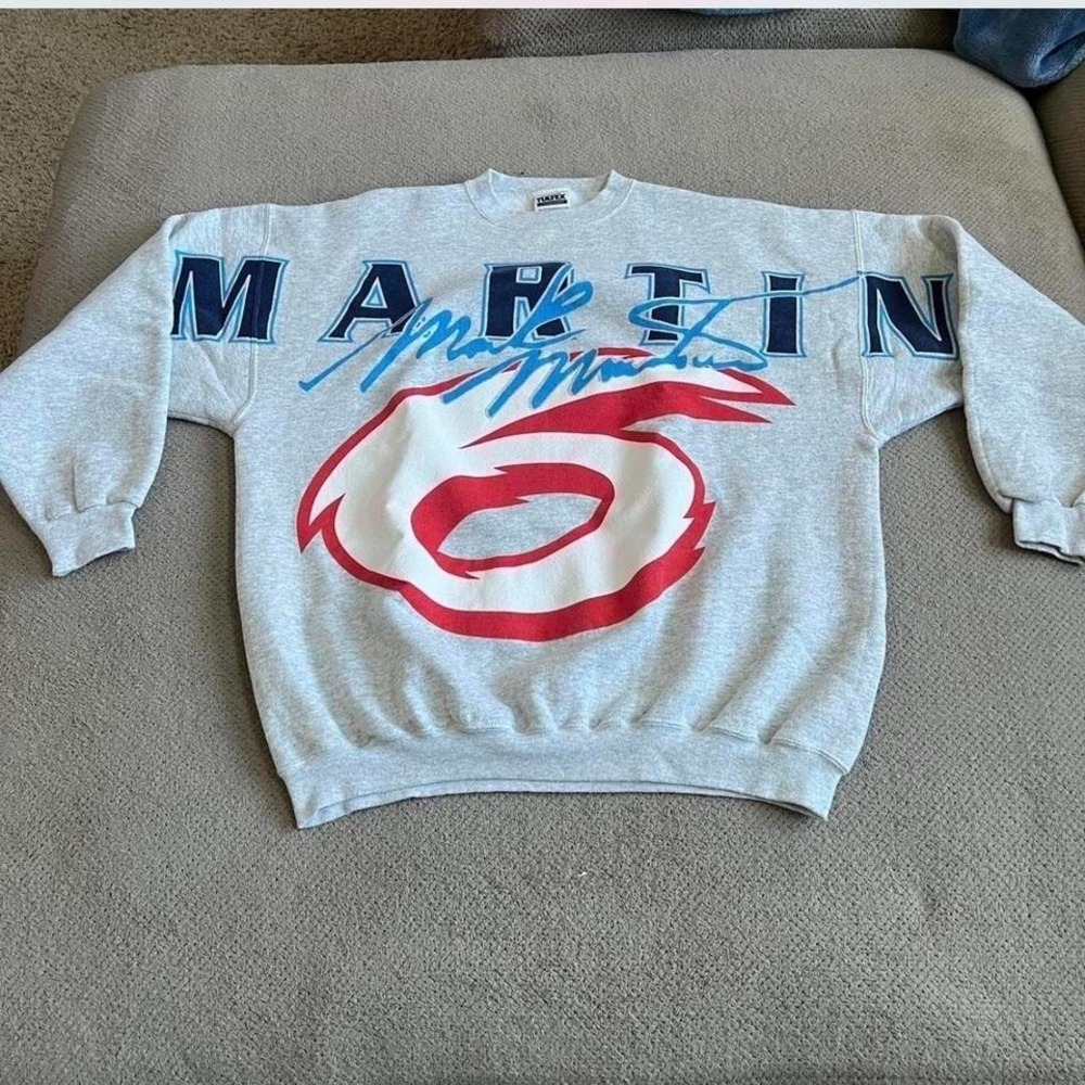 Vintage 1990s mark martin valvoline nascar sweatshirt  Tultex Size XL